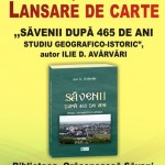 ,,SĂVENII DUPĂ 465 DE ANI. Studiu geografico-istoric”