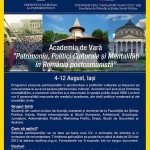 La Iași, Prima Academie de Vară a Patrimoniului