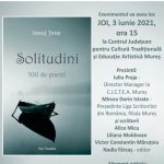 Lansarea cărții  SOLITUDINI de Ionuț Țene la Târgu Mureș, joi, 3 iunie 2021, la orele 15