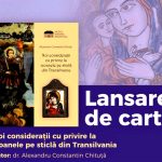 Lansare la MAB - „Noi considerații cu privire la icoanele pe sticlă din Transilvania”