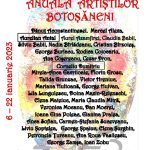 „Anuala artiștilor botoșăneni”, 7 ianuarie 2023, ora 11.00, la Galeriile de Artă „Ștefan Luchianˮ Botoșani