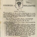 Ziarul „Curier de Moldavie „ – primul ziar în limba română editat de ruși la 1790
