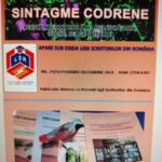 A apărut nr.29, Septembrie-decembrie 2024 al revistei „Sintacme Codrene ”