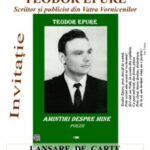 Teodor Epure, o îmbrățișare a identității natale. Lansarea cărții „Amintiri despre mine”, la Vorniceni - 31 Mai 2025
