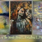 Artistele Săptămânii la People & Paintings Gallery: Krisztina Lőrincz, Nina Litvin și Monacuba
